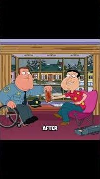 Peter fell in love with Joe, who was wearing a skirt. #anime #animerecap #FamilyGuy