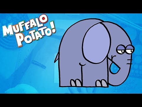 How To Draw An ELEPHANT Using Numbers And Letters!