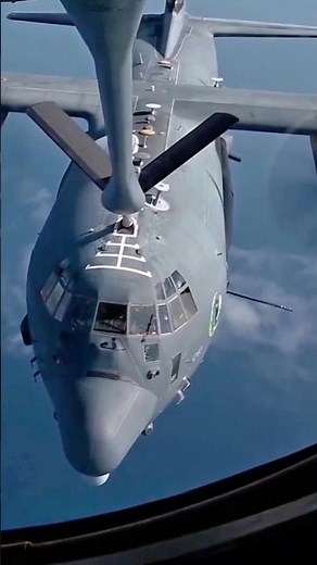 Rainy Mid-Air Refuel: AC-130J's INSANE Secret Tech! ☔✈️ #militaryaviation #aviationfacts #shorts