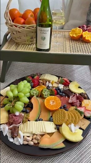 Indoors Picnic with Cakebread Chardonnay!