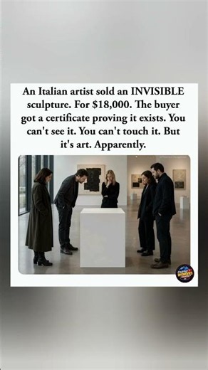 $18,000 for NOTHING?! 💀🎨 Would YOU pay for invisible art?!