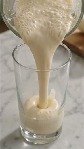 🍌 Creamy Banana Milkshake Recipe 🍌🥛