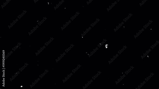 Abstract black and white film dust particles overlay for retro texture effects