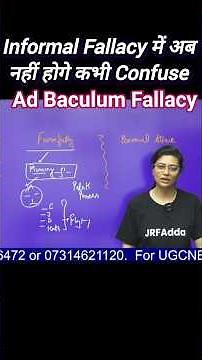 Informal Fallacy with Trick #shorts #shortsfeed #ugcnet