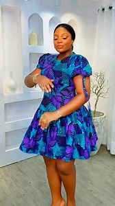 Short Ankara Gown #ankarafashion #ankara #ankarastyles | PocketCloset: Digital Wardrobe