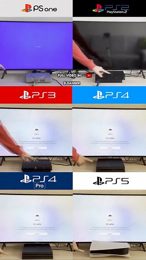 12M views · 35K reactions | PS5 vs PS4 Pro vs PS4 vs PS3 vs PS2 vs PS1 #playstation | FasoGame | Facebook