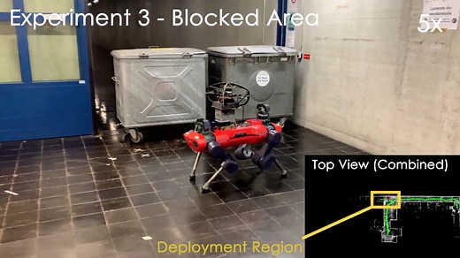 Marsupial Walking-and-Flying Robotic Deployment for Collaborative Exploration