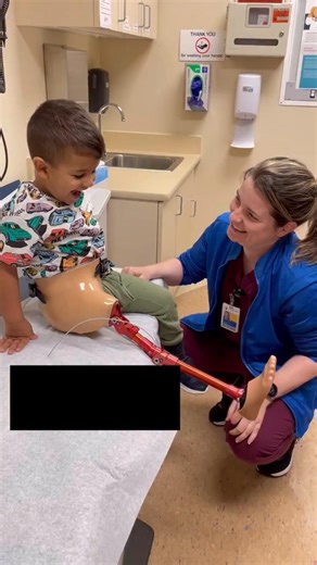 Little Boy With Hip Amputation Talks Confidently | Prosthetic Leg Changed His Life