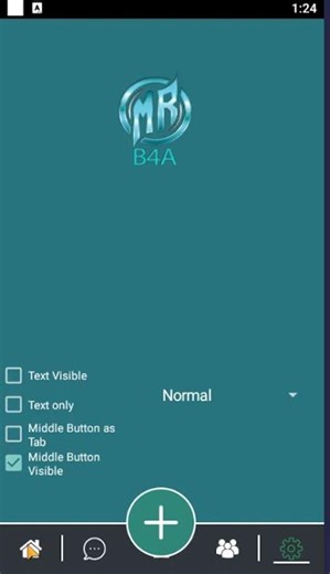🌈 منوی گرافیکی بسیار جذاب در b4a