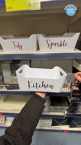 Here is a closer look at these Tidy, Sparkle and Kitchen Storage Boxes, which are Only £3 each at B&M! 👌 They are perfect for those who are looking to keep all their bits and bobs in order and all within one place. Also, these boxes do look rather stylish as well 👉 https://moneysaveronline.co.uk/jakx | Money Saver By Dansway