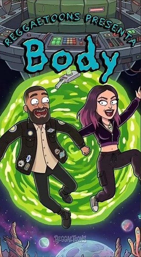 ELADIO CARRIÓN - BODY (Versión Animada) 👽🛸#shorts