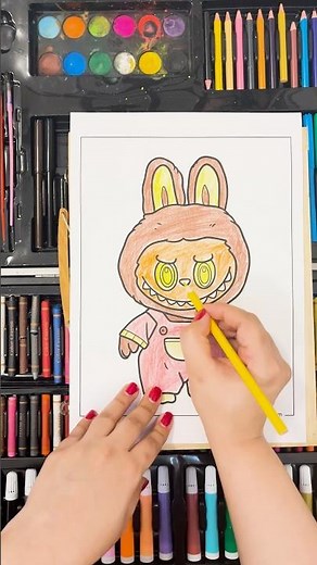 Labobo Coloring Art | Cute & Satisfying Color Reveal 🎨✨