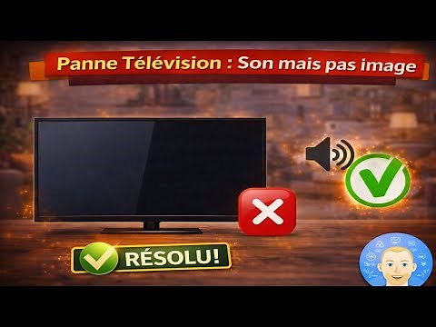 Television failure, sound but no picture, solve the problem