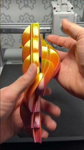 3D Printed Twist Fidget Ball