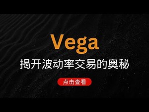 Vega 详解：波动率变化如何影响期权？（买方最关心的希腊字母）5 分钟看懂期权对波动率的敏感度