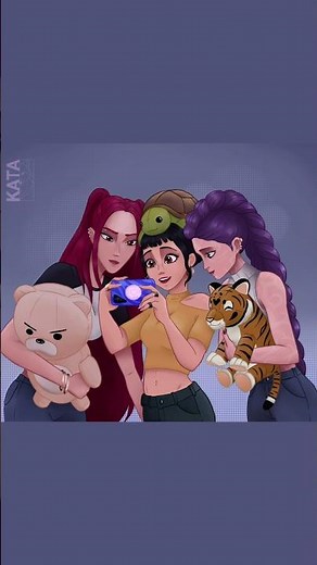 Selfie! KPop Demon Hunters Comic Dub