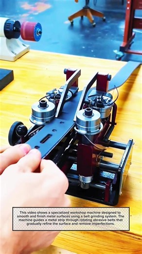 Metal Belt Grinding Machine for Precision Finishing | Smart Workshop Tool #workshop #diywood