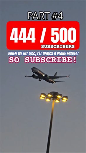 PLANE MODEL UNBOXING = 500 SUBS