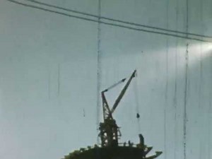8mm footage of the building of the Seattle Space Needle, 1962