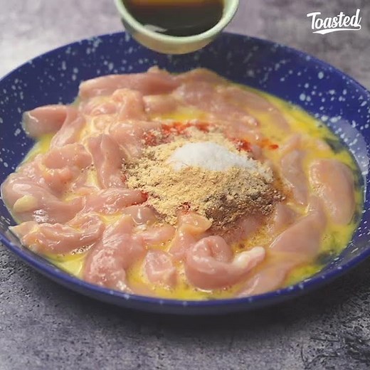 Crispy KFC Chicken Strips Recipe #shorts