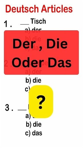Learn German articles. #germanlearning
