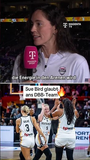 Sue Bird talked to MagentaSport about the German team's chances at the home World Cup.
