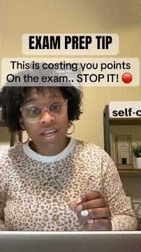 ‼️ASWB Exam Prep Tip: Listen to this before exam day