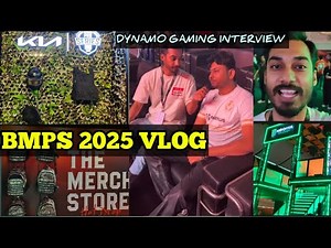 BMPS 2025 Vlog | Met Dynamo Gaming, BGMI Players, & Full Setup Tour | CP to Yashobhoomi LAN Finals 🔥
