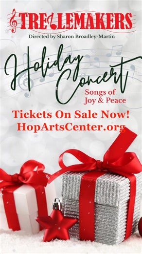 🎶✨ Kick off the season with the Treblemakers Community Chorus! Join us for our Annual Holiday Concert—an HCA tradition filled with joy, harmony, and festive cheer. Under the direction of Sharon Broadley-Martin, the Treblemakers will perform a vibrant mix of classic favorites, international carols, and seasonal gems that are sure to warm your heart. More than a concert, it’s a celebration of community and the magic of the holidays. Come enjoy the music, the memories, and the spirit of the season