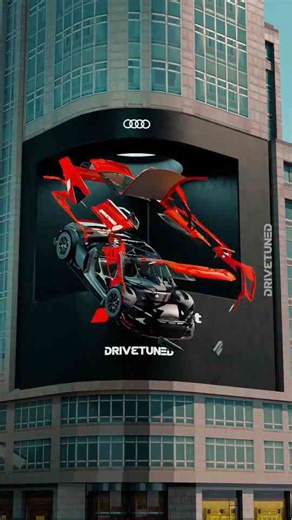 Tried Making an Anamorphic 3D Billboard — Here's How It Turned Out