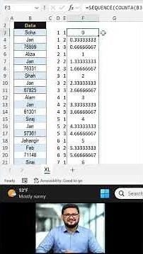 🪫Excel 365 Dynamic Arrays: Group Numbering and Serial Number Generation| #shorts