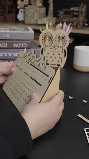 Laser + wood = ？ Which day would you mark first? #atomstack #laserengraver #diy #woodworking