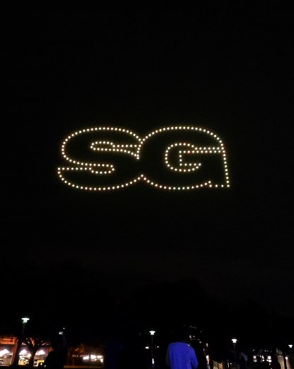 A drone show fit for SpaceU ✨ | UCF Knights