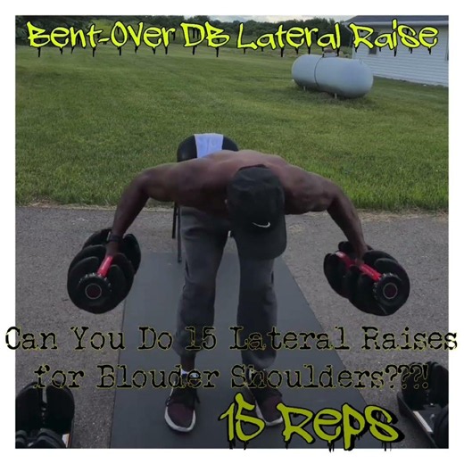 Can You Do 15 Bent Over DB Lateral Raises? 🔥 Build Bigger Rear Delts!
