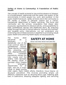 Safety at Home in Health Worksheet Sub-Plan Classwork Homework