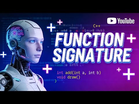 Signature of a function in C++