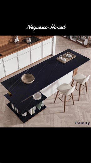 Introducing the elegance of Negresco Granite in a honed finish! 🖤✨ This sophisticated stone boasts a velvety smooth surface that brings out the depth and character of its intricate patterns. Visit us today and get connected with our natural stones: 📍6920 Peachtree Industrial Boulevard, Suites B&C, Peachtree Corners, GA 30071 📞 (470) 829-2060 We are open Monday to Friday 9am to 5pm #kitchenremodel #atldesigner #granitecountertops