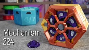 Expanding Mechanism Lock Box