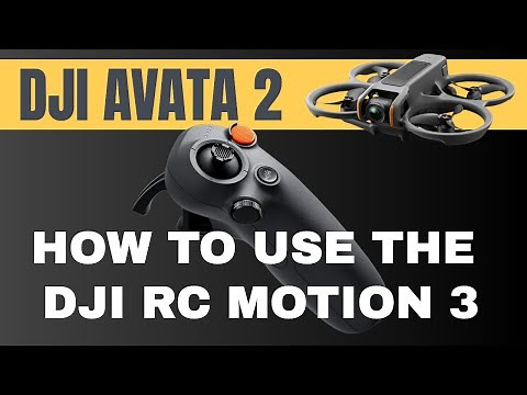 How to use the DJI RC Motion 3 Controller for the DJI Avata 2 #shaunthedrone #djiavata2