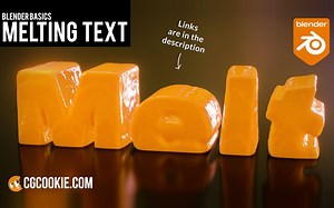 Blender制作融化文本效果（中英文字幕)