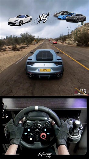 Ferrari 812 Superfast VS Super GT Cars | Forza Horizon 5 | Logitech G29 Steering Wheel Gameplay