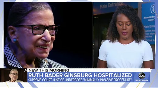 Ruth Bader Ginsburg hospitalized again