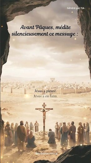 👉 Pourquoi Jésus a été crucifié ? La vérité va te toucher 🙏✨#foi #dieu #etudierlabible #amen #amen