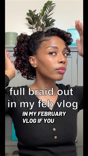 Braid out with disrespectful perm rods