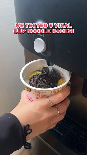 Some of these instant noodle hacks actually work, you gotta just trust the process. #instantnoodles #cu#cupnoodles | Eatbook.sg