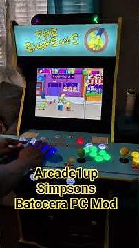 Arcade1up Simpson Batocera PC Mod with over 25,000 games. #arcademod #retromod #Arcade1up #retromods