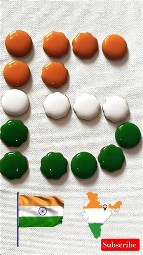 Indian Navy Tribute 🌊🇮🇳 | Tiranga Reflection Art | Peaceful & Satisfying Painting | Jai Hind #shorts