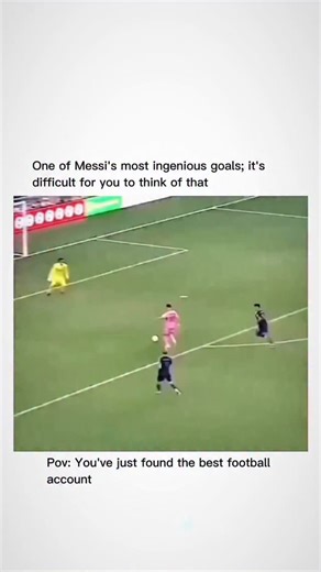 🌏ALL_SOCCERVIDEO 🎥 on Instagram: "Messi is the kind of player who sees solutions where no one else even sees options. And this goal with Inter Miami is another perfect example. After a rebound in the box, the ball pops up ridiculously high, surrounded by three defenders and the goalkeeper, right in the middle of the six-yard area. Anyone else would have waited for it to come down… anyone except Messi. He decides to control it with his chest in the middle of the chaos, while they pull him, whil