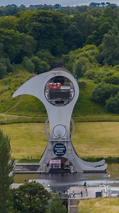 92K views · 2K reactions | The Famous Falkirk Wheel - the first and only rotating boat lift in the world  | Scotdrone | Facebook