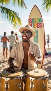 Salsa Dance Workout Beach Edition | Upbeat Fitness Beats